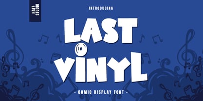 Last Vinyl Font Poster 1