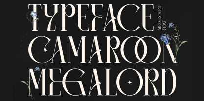 CAMAROON MEGALORD Font Poster 1