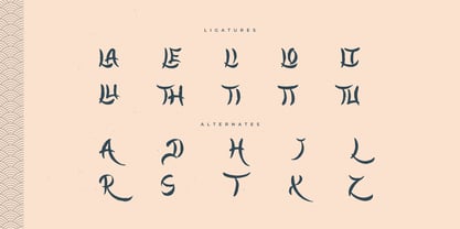 Blossom Sakura Font Poster 12