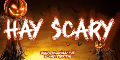 Hay Scary Font Poster 1