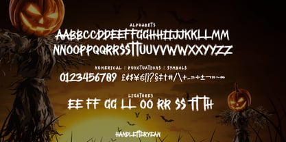 Hay Scary Font Poster 6