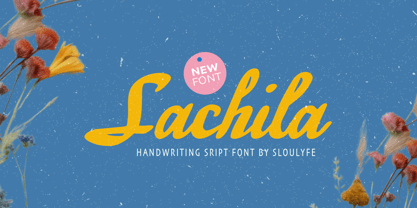 Sachila Font Poster 1