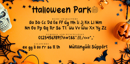 Halloween Park Font Poster 9