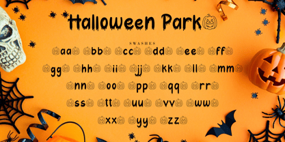 Halloween Park Font Poster 10