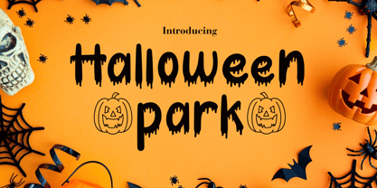 Halloween Park Font Poster 1