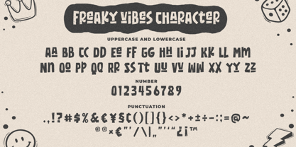 Freaky Vibes Font Poster 7