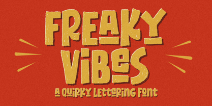 Freaky Vibes Font Poster 1