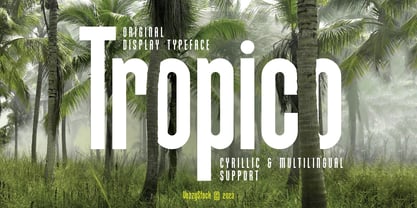 Tropico Font Poster 1