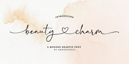 Beauty Charm Font Poster 1