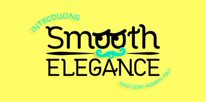 Smooth Elegance Font Poster 5