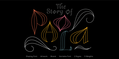 The story of Paola Font Poster 1