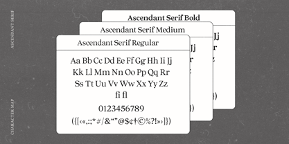 Ascendant Font Poster 10