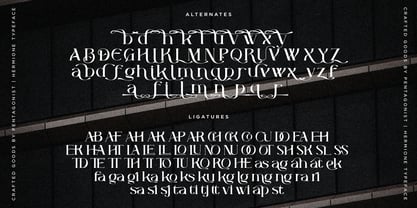 Hermione PS Font Poster 9