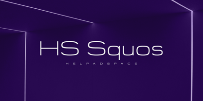 HS Squos Font Poster 1