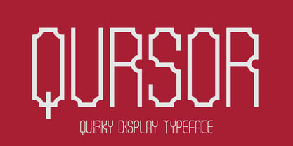Qursor Font Poster 1