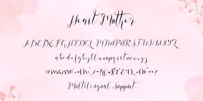 Heart Mother Font Poster 6