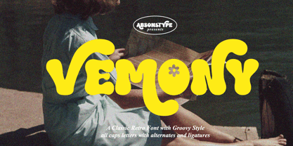 Vemony Font Poster 1
