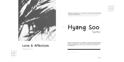 Hyang Soo Font Poster 5