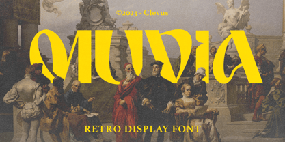 Muvia Font Poster 1