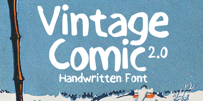 Vintage Comic 2.0 Font Poster 1