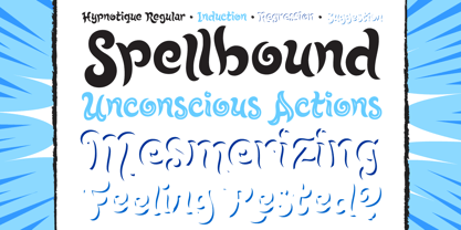 Hypnotique Font Poster 2