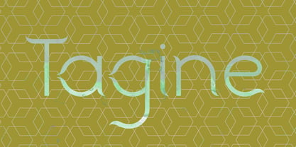 Tagine Font Poster 1