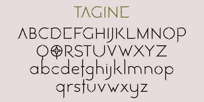 Tagine Font Poster 6