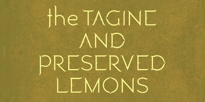 Tagine Font Poster 7