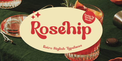 Rosehip Font Poster 1