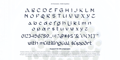 Rofak Font Poster 9