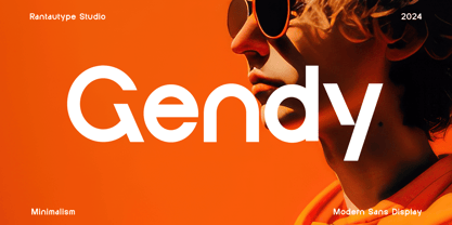 Gendy Font Poster 1