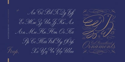 Cal Roundhand Font Poster 8