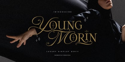 Young Morin Font Poster 2