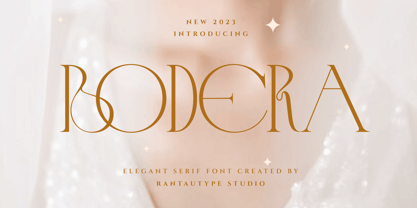 Bodera Font Poster 1