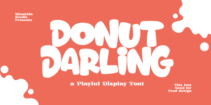 Donut Darling Font Poster 1