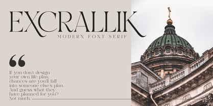 Excrallik Font Poster 4