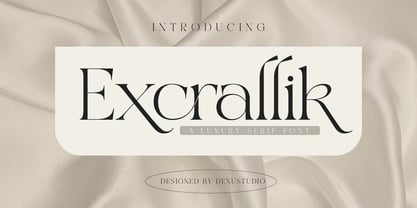 Excrallik Font Poster 1