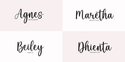 Marilyn Script Font Poster 5