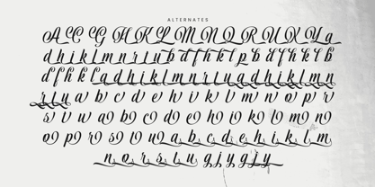 Lorinda Script Font Poster 10