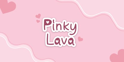 Pinky Lava Font Poster 1