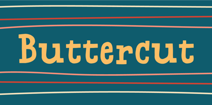 Buttercut Font Poster 1