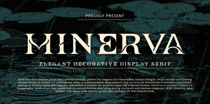 Minerva Font Poster 1