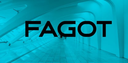 Fagot Font Poster 1