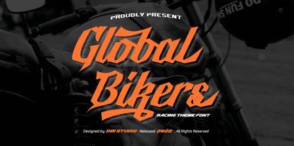 Global Bikers Fuente Póster 1