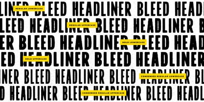 TC Headliner Bleed Font Poster 2