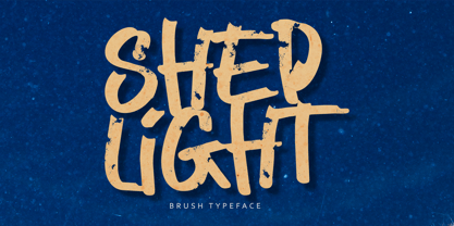 Shed Light Font Poster 1