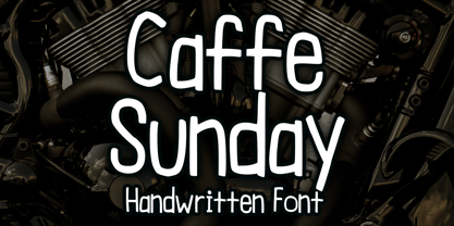 Caffe Sunday Fuente Póster 1