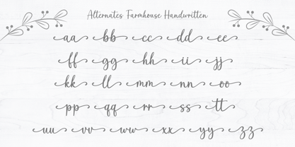 Farmhouse Handwritten Script Font Poster 12