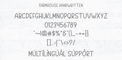 Farmhouse Handwritten Script Police Poster 10