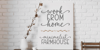 Farmhouse Handwritten Script Police Poster 9